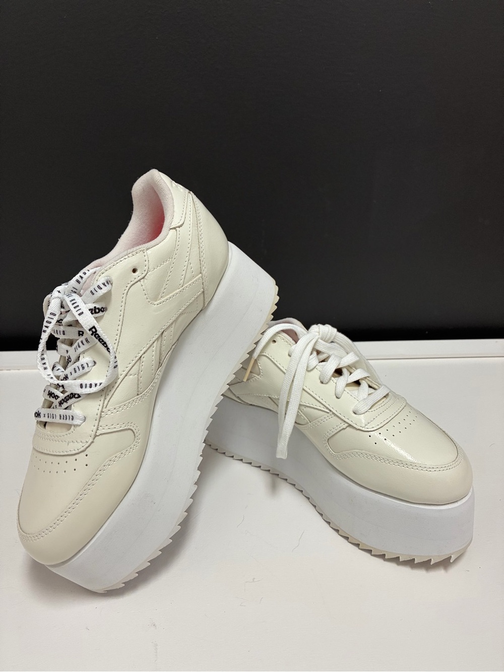 Never Worn Gigi Hadid and Reebok Platform Sneakers